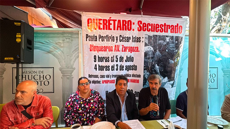 Comerciantes establecidos del Centro Histórico de Querétaro exigen frenar el ambulantaje 