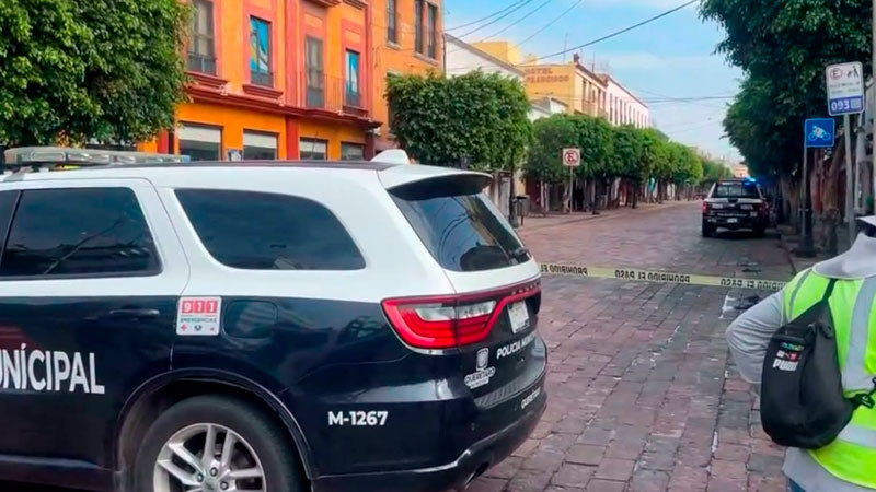 Cateo en el Hotel San Francisco en la avenida Corregidora, en capital de Querétaro 