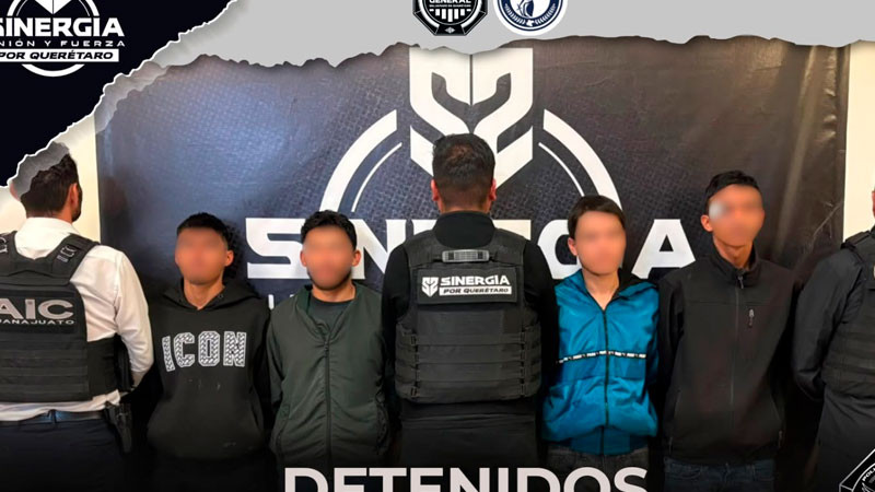 FGEQ logra la detención de cuatro personas investigadas por homicidio calificado ocurrido en Guanajuato  