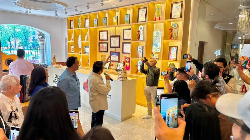 Inaugura Sectur Michoacán “Espacio Michoacán”, nuevo lugar de exhibición artesanal y turística 