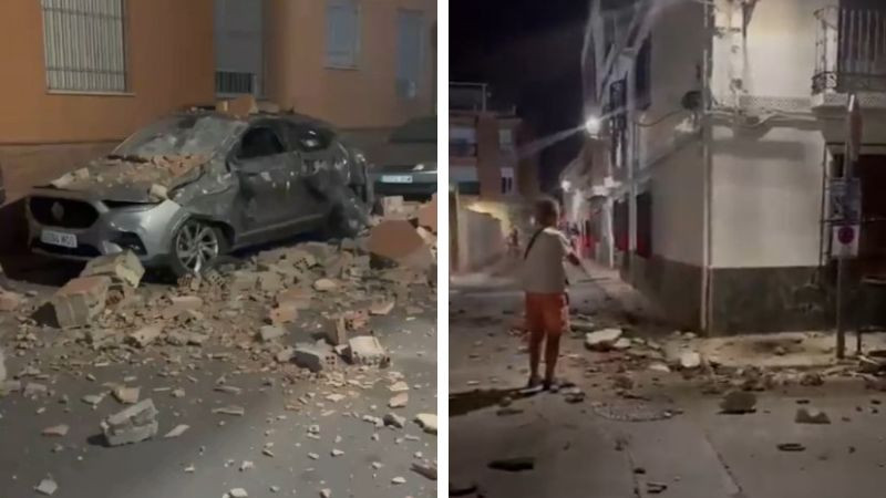 Sismo de magnitud 5.2 causa daños materiales en Granada, España 