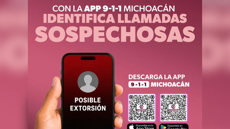 Alerta la SSP Michoacán sobre números vinculados con posibles extorsiones 
