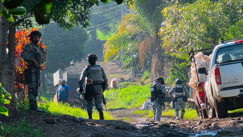 Tras enfrentamiento en Zamora, Michoacán; detienen a cuatro personas 