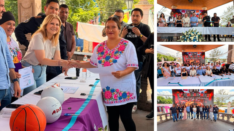  Inaugura Gobierno de Morelia la 19ª Feria del Mole en Santa María de Guido 