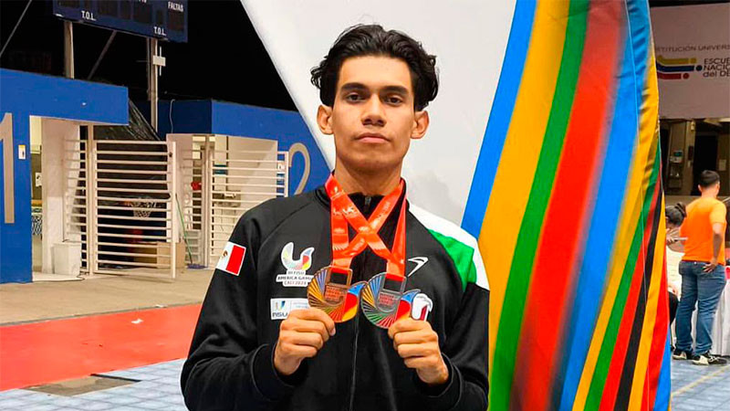 El nicolaita Alonso Pineda presentó a México y a la UMSNH en el Panamericano Universitario 