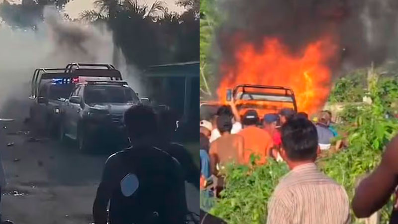 Pobladores de Cárdenas, Tabasco queman patrullas e instalaciones de seguridad; señalan a agentes por muerte de un motociclista 