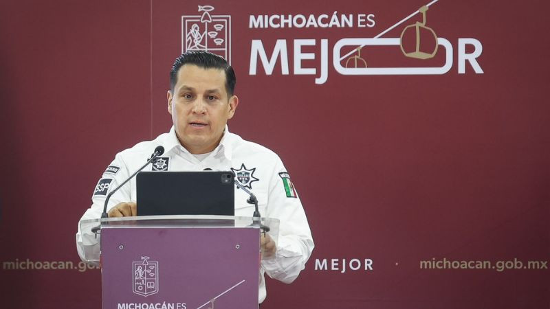 Michoacán lidera aseguramiento de armas a nivel nacional y reduce homicidio doloso 