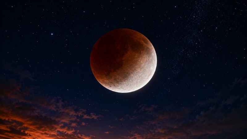 Eclipse parcial de Luna podrá observarse en gran parte de México el 27 y 28 de agosto 