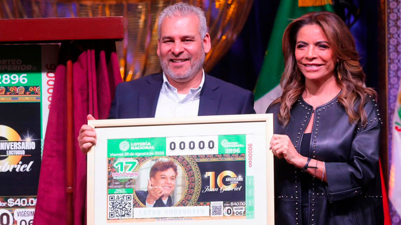 Juan Gabriel, el amor eterno de México en la Lotería Nacional: Bedolla 