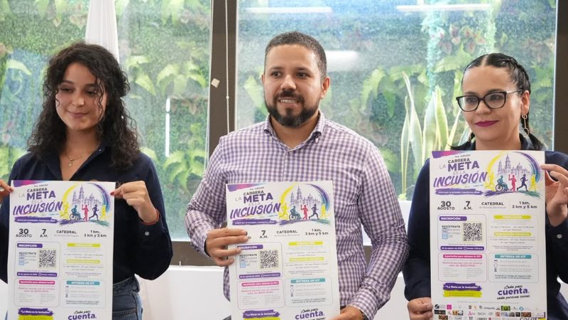 CEDH Michoacán presenta la primera edición de la carrera “La Meta es la Inclusión” 