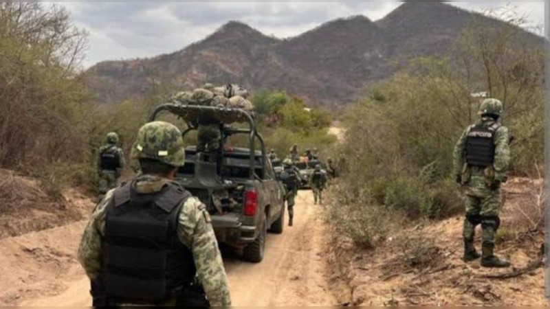 Cinco abatidos en enfrentamiento con militares en Los Reyes, Michoacán; golpe a grupo criminal tras captura de líder con recompensa de 5 millones de dólares 