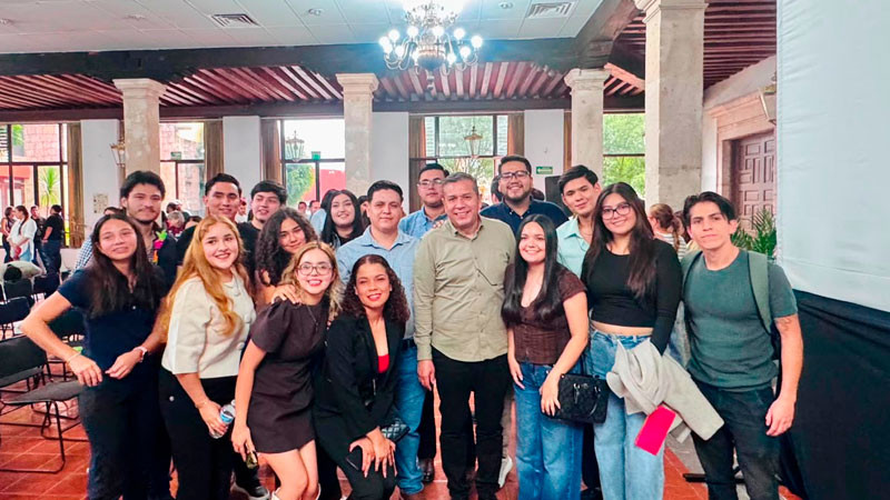 Juventudes de Michoacán cierran filas con Raúl Morón por la transformación: JC Barragán 