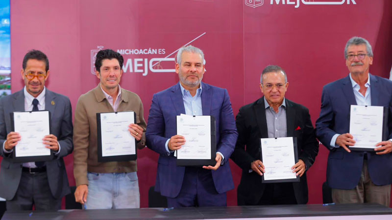 Firma Bedolla fideicomiso del Parque Bajío; inicia con 100 mdp aportados por iniciativa privada 