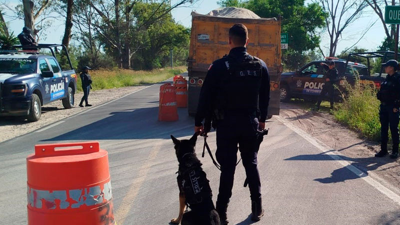 Querétaro: blindan frontera por bloqueos en Michoacán 