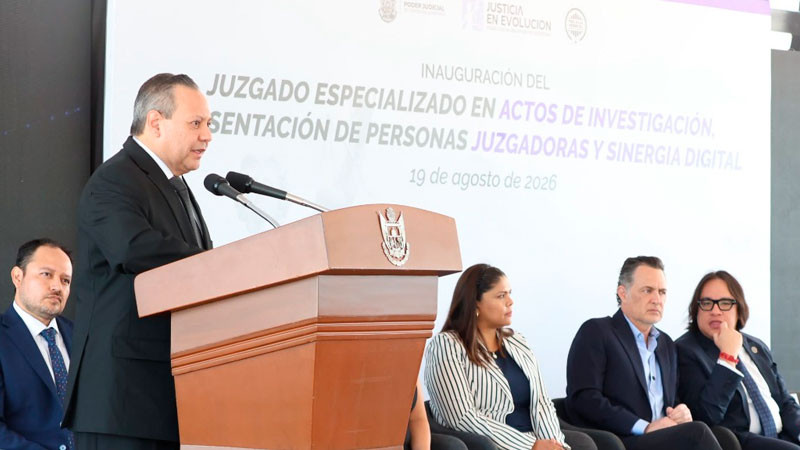 Invierten más de 24.6MDP en Juzgados Especializados en Actos de Investigación y Sinergia Digital  