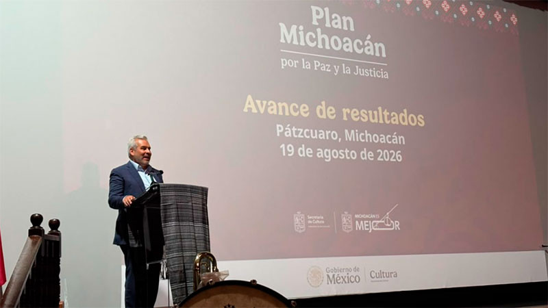 Todas las áreas federales y estatales a disposición de la cultura: Bedolla 