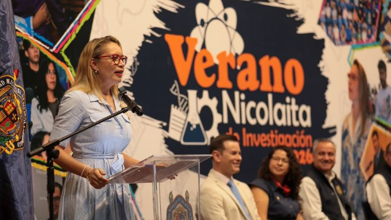 Estudiantes que participan en el Verano Nicolaita de la Investigación, marcan la diferencia: Yarabí Ávila 