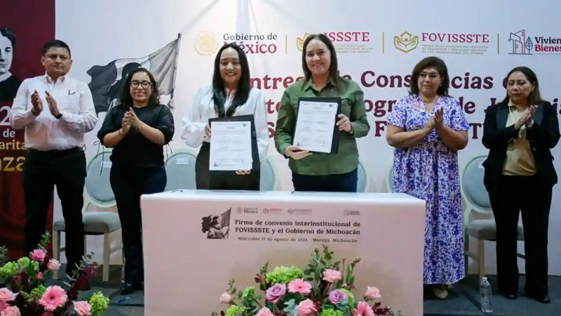 Escrituración del FOVISSSTE será gratuita en Morelia 