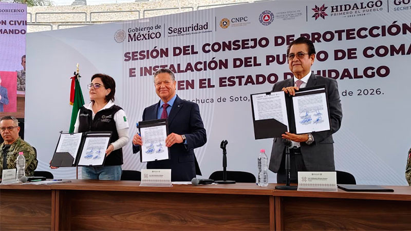 Hidalgo refuerza prevención ante riesgos por lluvias e inundaciones 