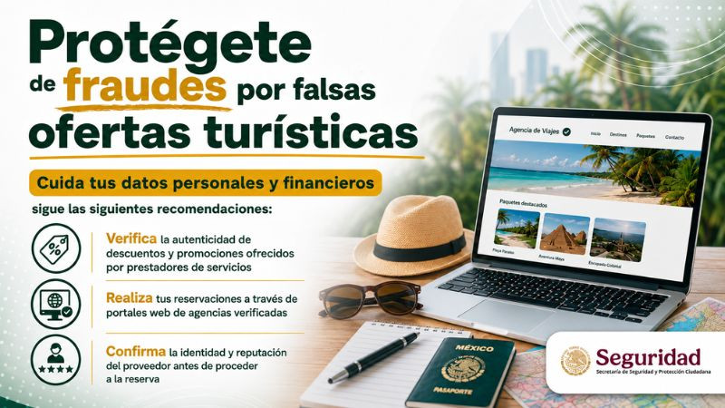 SSPC alerta por paquetes turísticos falsos y agencias creadas con inteligencia artificial 