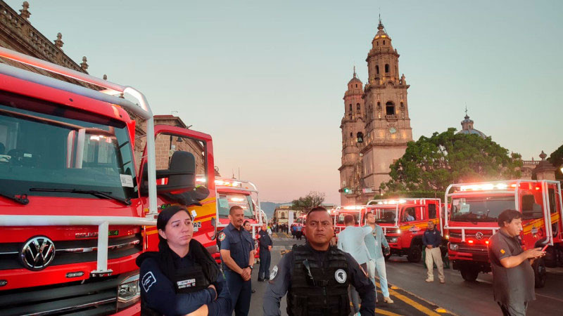 En su día, rendimos homenaje total a los bomberos michoacanos, verdaderos héroes de carne y hueso 
