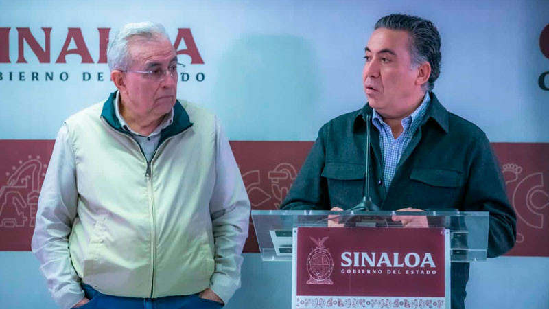 Enrique Inzunza se reúne con Rocha Moya tras su regreso al gobierno de Sinaloa 