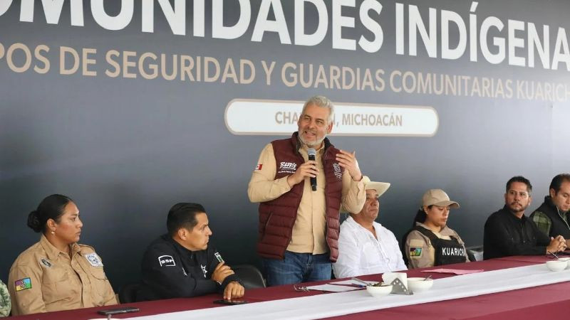 Fundamental seguir coordinados, ustedes son nuestras guías en territorio: Bedolla a Kuarichas 