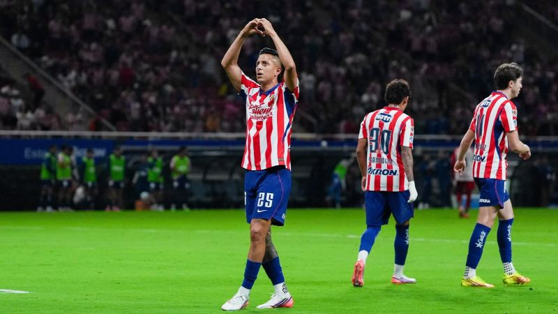 Chivas golea 5-2 a Xolos y suma su tercer triunfo del Apertura 2026 