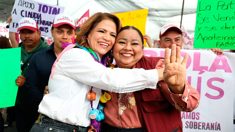 En Michoacán seguirá gobernando el pueblo con la Cuarta Transformación: Fabiola Alanís 
