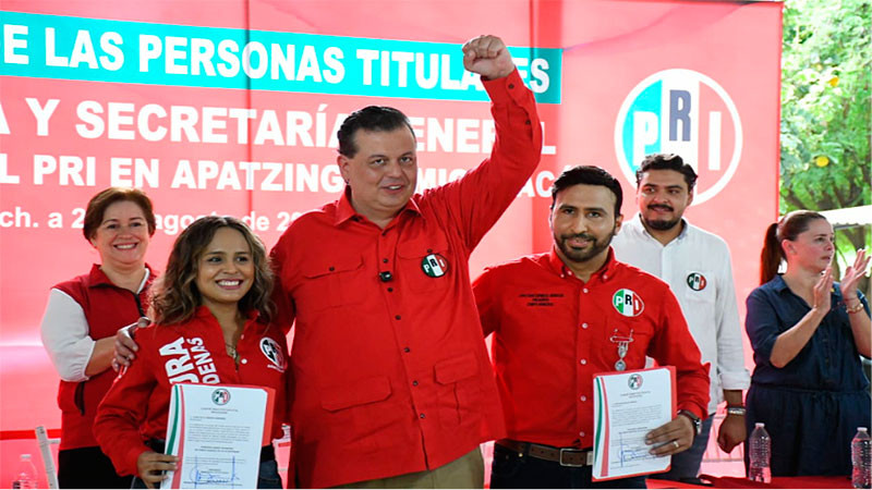PRI Apatzingán se encamina para recuperar la Presidencia Municipal: Memo Valencia 