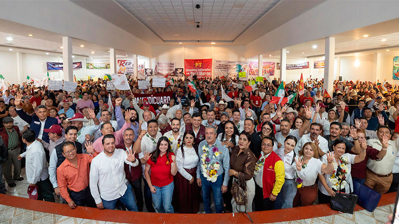 Se une el Bajío de Michoacán en apoyo a Raúl Morón y la Cuarta Transformación  
