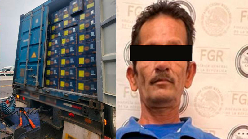 Detienen a sujeto que transportaba mercancía “ilegal”, en Taretan, Michoacán 