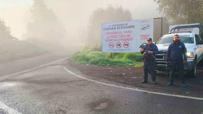 Implementa Guardia Civil operativos permanentes en la Meseta Purépecha  