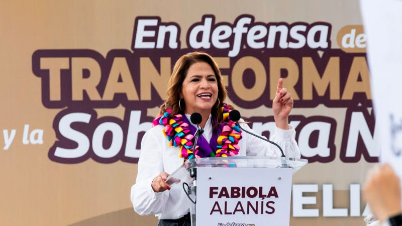 El Plan Michoacán abre una nueva etapa; hay que unir al estado para consolidarlo: Fabiola Alanís 