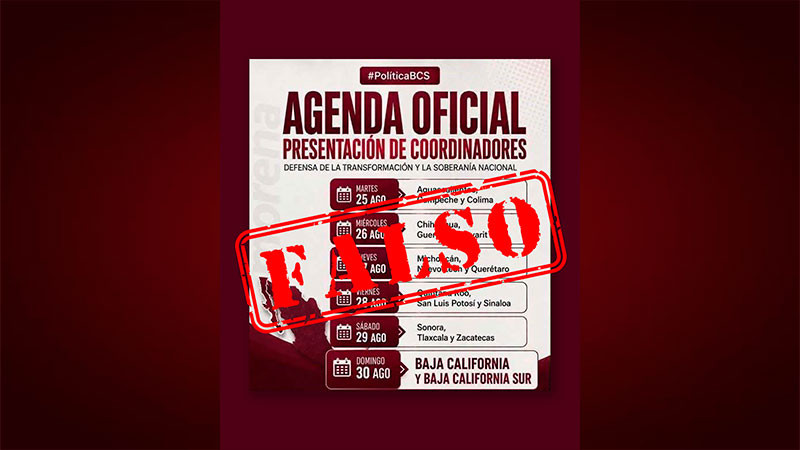 Morena Michoacán desmiente supuesto calendario para definir coordinaciones estatales  