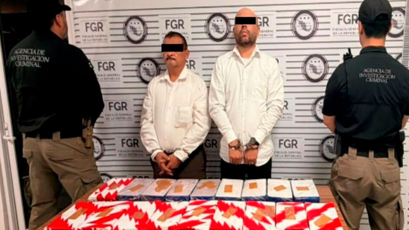 Caen dos con casi 20 kilos de estupefacientes sintéticos; fueron detenidos en Sonora 