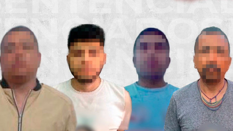 Condenan a 70 años de prisión a cuatro hombres por secuestro agravado en San Diego de la Unión 