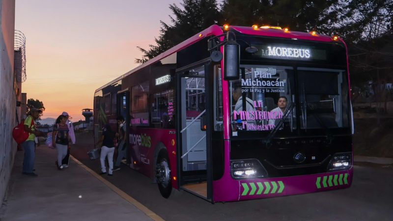 Con Morebús, las mujeres tendrán más seguridad en sus traslados 