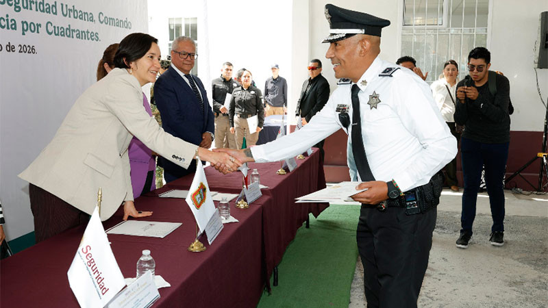 Capacitan a mandos policiales de Ecatepec para fortalecer la seguridad desde el territorio 