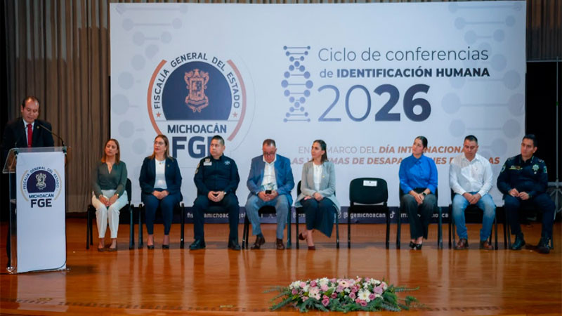 FGE Michoacán apuesta por la ciencia y la coordinación para fortalecer la identificación de personas desaparecidas 