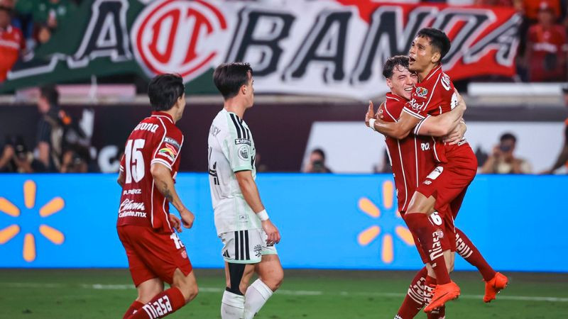 Toluca vence al Austin FC y avanza a semifinales de la Leagues Cup 