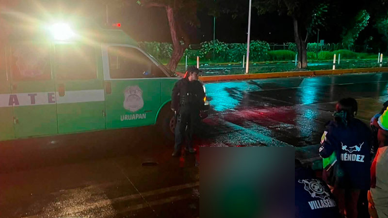 Muere hombre tras ser atropellado en Uruapan, Michoacán 