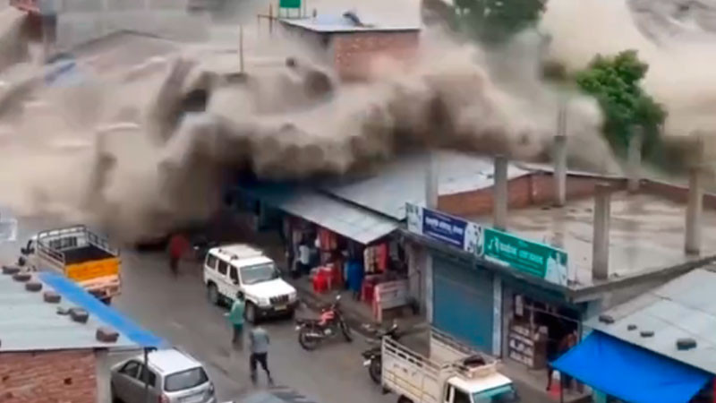 China ordena evacuaciones en zonas del Tíbet, ante riesgo de desborde de lago formado tras riada en Nepal 