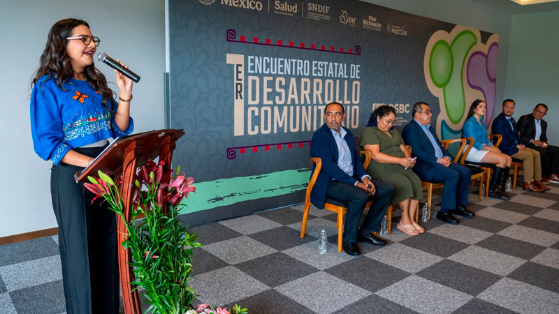 Reúne DIF Michoacán a más de 200 personas en el Primer Encuentro de Desarrollo Comunitario 