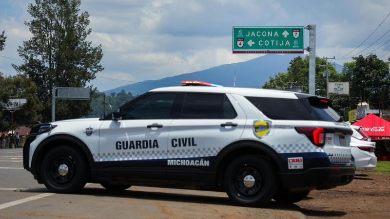 Detalla SSP despliegue táctico del corredor seguro Los Reyes-Jacona 