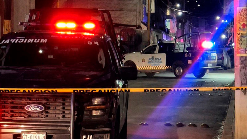 Zona Centro de Acámbaro fue escenario de un ataque armado; hay un muerto y un herido 