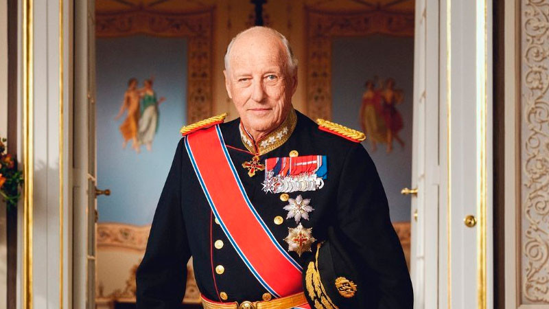 Fallece el rey de Noruega Harald V, a los 89 años 