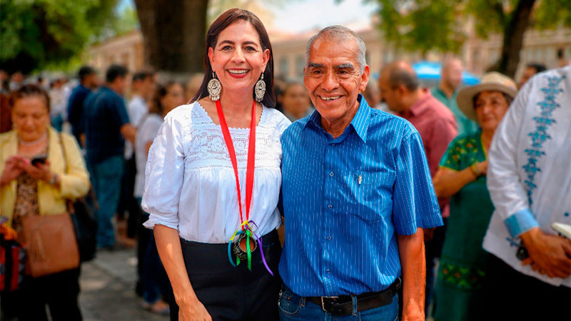 Reconocer a las personas adultas mayores es honrar a quienes han construido Michoacán: Gaby Molina 