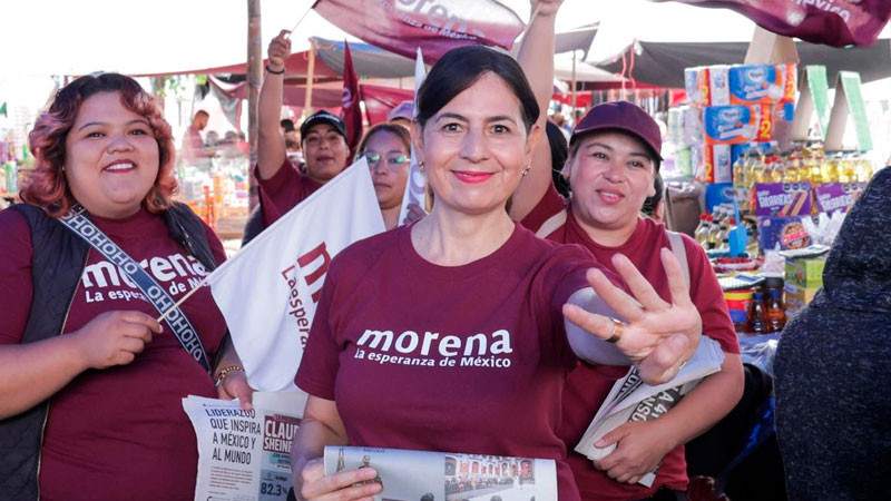 Gaby Molina llama a defender los avances de la 4T y el bienestar de las familias 
