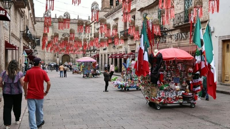 Gobierno de Morelia realiza dispositivo de orden en el centro histórico 